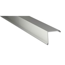 Ortgangwinkel | 115 x 115 mm | Stahl 0,75 mm | 25 µm Polyester | 9002 - Grauweiß #1
