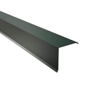Ortgangwinkel | 150 x 150 mm | Stahl 0,50 mm | 60 µm Puramid | 6005 - Moosgrün #1