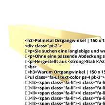 Ortgangwinkel | 150 x 150 x 2000 mm | Stahl 0,50 mm | 25 µm Polyester | 1015 - Hellelfenbein #2