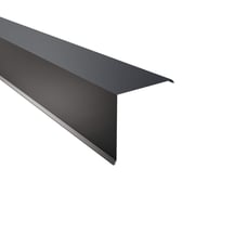 Ortgangwinkel | 200 x 200 mm | Stahl 0,50 mm | 60 µm Puramid | 7016 - Anthrazitgrau #1