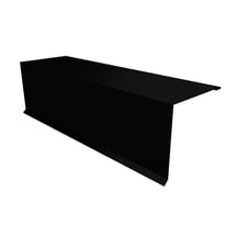 Pultabschluss | 110 x 100 x 2000 mm | 80° | Stahl 0,50 mm | 50 µm PURMAT® | 033 - Schwarz #1