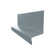 Sockelleiste | Typ 1 | 40 x 24 x 25 x 2000 mm | Stahl 0,63 mm | 200 µm HPS Ultra® | 7040 - Fenstergrau #1