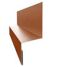 Sockelleiste | Typ 1 | 40 x 24 x 25 x 2000 mm | Stahl 0,50 mm | 25 µm Polyester | Holzoptik - Eiche #1