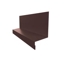 Sockelleiste | Typ 1 | 40 x 24 x 25 x 2000 mm | Stahl 0,50 mm | 50 µm PURLAK® | 8017 - Schokoladenbraun #1