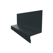 Sockelleiste | Typ 1 | 40 x 24 x 25 x 2000 mm | Stahl 0,75 mm | 50 µm PURLAK® | 7016 - Anthrazitgrau #1