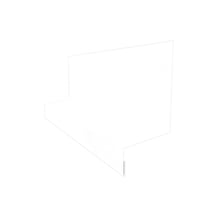 Sockelleiste | Typ 1 | 40 x 24 x 25 x 2000 mm | Stahl 0,50 mm | 25 µm Polyester | 9010 - Reinweiß #1
