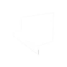 Sockelleiste | Typ 1 | 40 x 24 x 25 x 2000 mm | Stahl 0,75 mm | 25 µm Polyester | 9010 - Reinweiß #1