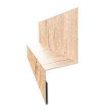 Sockelleiste | Typ 2 | 67 x 40 x 20 x 2000 mm | Stahl 0,50 mm | 25 µm Polyester | Holzoptik - Ahorn #1