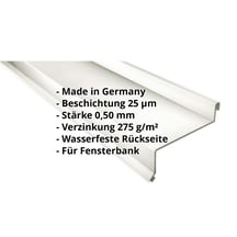 Sohlbank | 50 x 115 x 40 x 2000 mm | Stahl 0,50 mm | 25 µm Polyester | 9010 - Reinweiß #2