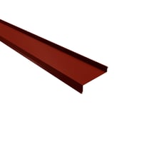 Sohlbank | 50 x 115 x 40 x 2000 mm | Stahl 0,50 mm | 35 µm Mattpolyester | 29 - Rot #1