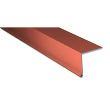 Traufenblech | 50 x 50 mm | 100° | Stahl 0,50 mm | 25 µm Polyester | 8004 - Kupferbraun #1