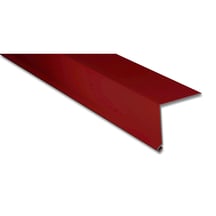 Traufenblech | 50 x 50 mm | 100° | Stahl 0,50 mm | 35 µm Mattpolyester | 29 - Rot #1