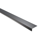 Traufenblech | 8 x 3 cm | 100° | Stahl 0,75 mm | 25 µm Polyester | 7016 - Anthrazitgrau #1