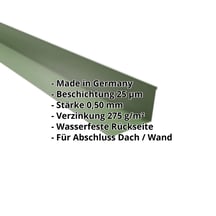 Wandanschluss | 160 x 115 mm | 95° | Stahl 0,50 mm | 25 µm Polyester | 6011 - Resedagrün #2