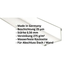 Wandanschluss | 160 x 115 mm | 95° | Stahl 0,50 mm | 25 µm Polyester | 9010 - Reinweiß #2