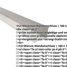 Wandanschluss | 160 x 115 mm | 95° | Stahl 0,75 mm | 25 µm Polyester | 9002 - Grauweiß #2