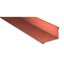 Wandanschluss | 160 x 115 mm | 95° | Stahl 0,50 mm | 35 µm Mattpolyester | 75 - Ziegelrot #1