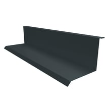 Wandanschluss | Typ 1 | 100 x 110 x 2000 mm | 90° | Aluminium 0,70 mm | 25 µm Polyester | 7016 - Anthrazitgrau #1