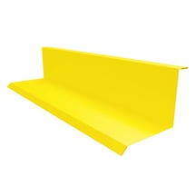 Wandanschluss | Typ 1 | 100 x 110 x 2000 mm | 90° | Stahl 0,50 mm | 25 µm Polyester | 1021 - Rapsgelb #1