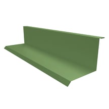 Wandanschluss | Typ 1 | 100 x 110 x 2000 mm | 90° | Stahl 0,50 mm | 25 µm Polyester | 6011 - Resedagrün #1