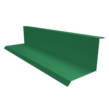 Wandanschluss | Typ 1 | 100 x 110 x 2000 mm | 90° | Stahl 0,50 mm | 25 µm Polyester | 6029 - Minzgrün #1