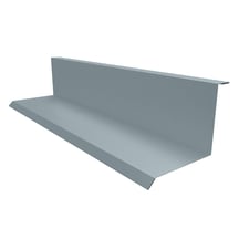 Wandanschluss | Typ 1 | 100 x 110 x 2000 mm | 90° | Stahl 0,50 mm | 25 µm Polyester | 7000 - Fehgrau #1