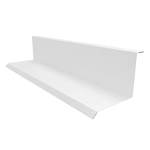 Wandanschluss | Typ 1 | 100 x 110 x 2000 mm | 90° | Stahl 0,50 mm | 25 µm Polyester | 7035 - Lichtgrau #1