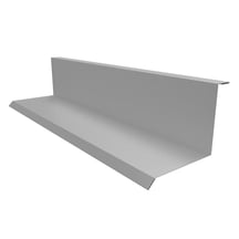 Wandanschluss | Typ 1 | 100 x 110 x 2000 mm | 90° | Stahl 0,50 mm | 25 µm Polyester | 9007 - Graualuminium #1