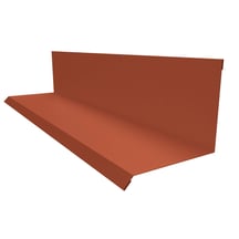 Wandanschluss | Typ 2 | 100 x 110 x 2000 mm | 90° | Stahl 0,50 mm | 50 µm PURLAK® | 8004 - Kupferbraun #1