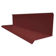 Wandanschluss | Typ 3 | 100 x 110 x 2000 mm | 90° | Aluminium 0,70 mm | 25 µm Polyester | 8012 - Rotbraun #1