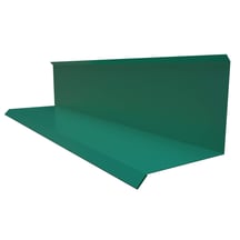 Wandanschluss | Typ 3 | 100 x 110 x 2000 mm | 90° | Stahl 0,50 mm | 25 µm Polyester | 6005 - Moosgrün #1