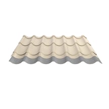 Pfannenblech 2/1060 | Anti-Tropf 1000 g/m² | Stahl 0,50 mm | 25 µm Polyester | 1015 - Hellelfenbein #4