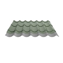 Pfannenblech 2/1060 | Anti-Tropf 1000 g/m² | Stahl 0,50 mm | 25 µm Polyester | 6011 - Resedagrün #4