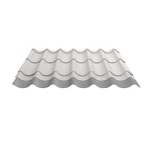 Pfannenblech 2/1060 | Anti-Tropf 1000 g/m² | Stahl 0,50 mm | 25 µm Polyester | 9010 - Reinweiß #4