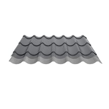 Pfannenblech 2/1060 | Anti-Tropf 1000 g/m² | Stahl 0,50 mm | 35 µm Mattpolyester | 23 - Dunkelgrau #5