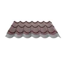 Pfannenblech 2/1060 | Anti-Tropf 1000 g/m² | Stahl 0,50 mm | 35 µm Mattpolyester | 29 - Rot #4