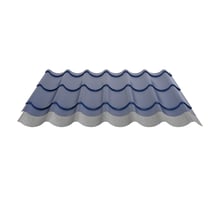 Pfannenblech 2/1060 | Anti-Tropf 700 g/m² | Stahl 0,50 mm | 25 µm Polyester | 5010 - Enzianblau #4