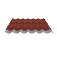 Pfannenblech 2/1060 | Anti-Tropf 700 g/m² | Stahl 0,50 mm | 35 µm Mattpolyester | 29 - Rot #4