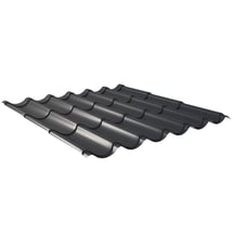 Pfannenblech 2/1060 | Anti-Tropf 700 g/m² | Stahl 0,50 mm | 60 µm Puramid | 7016 - Anthrazitgrau #1