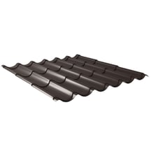Pfannenblech 2/1060 | Anti-Tropf 700 g/m² | Stahl 0,50 mm | 60 µm Puramid | 8017 - Schokoladenbraun #1