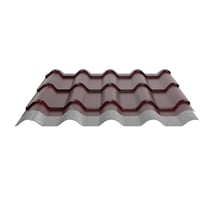 Pfannenblech EUROPA | Anti-Tropf 1000 g/m² | Stahl 0,50 mm | 25 µm Polyester | 3005 - Weinrot #4