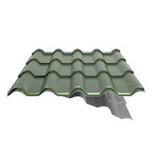 Pfannenblech EUROPA | Anti-Tropf 1000 g/m² | Stahl 0,50 mm | 25 µm Polyester | 6011 - Resedagrün #5