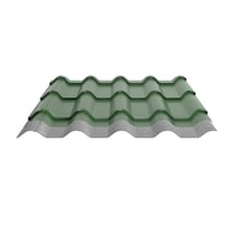 Pfannenblech EUROPA | Anti-Tropf 1000 g/m² | Stahl 0,50 mm | 25 µm Polyester | 6002 - Laubgrün #4