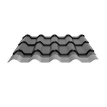 Pfannenblech EUROPA | Anti-Tropf 1000 g/m² | Stahl 0,50 mm | 25 µm Polyester | 9005 - Tiefschwarz #4