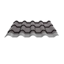Pfannenblech EUROPA | Anti-Tropf 700 g/m² | Stahl 0,50 mm | 60 µm TTHD | 8017 - Schokoladenbraun #4