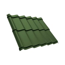 Pfannenblech Szafir 350/15 | Anti-Tropf 700 g/m² | Stahl 0,50 mm | 25 µm Polyester | 6011 - Resedagrün #1