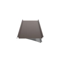 Stehfalzblech 33/500-LE | Dach | Anti-Tropf 1000 g/m² | Stahl 0,75 mm | 25 µm Polyester | 8011 - Nussbraun #6