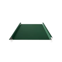 Stehfalzblech 33/500-LE | Dach | Anti-Tropf 1000 g/m² | Aluminium 0,70 mm | 25 µm Polyester | 6005 - Moosgrün #1