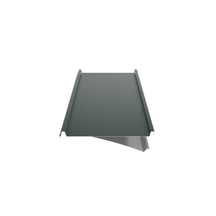 Stehfalzblech 33/500-LE | Dach | Anti-Tropf 1000 g/m² | Aluminium 0,70 mm | 25 µm Polyester | 6005 - Moosgrün #6