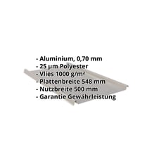 Stehfalzblech 33/500-LE | Dach | Anti-Tropf 1000 g/m² | Aluminium 0,70 mm | 25 µm Polyester | 9007 - Graualuminium #2